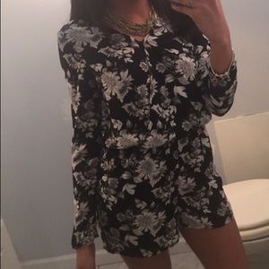 Black and white H&M romper